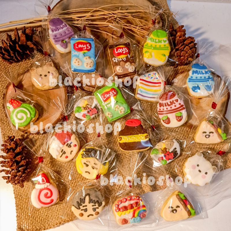 

Mini Cookies bentuk makanan minuman by blackioshop