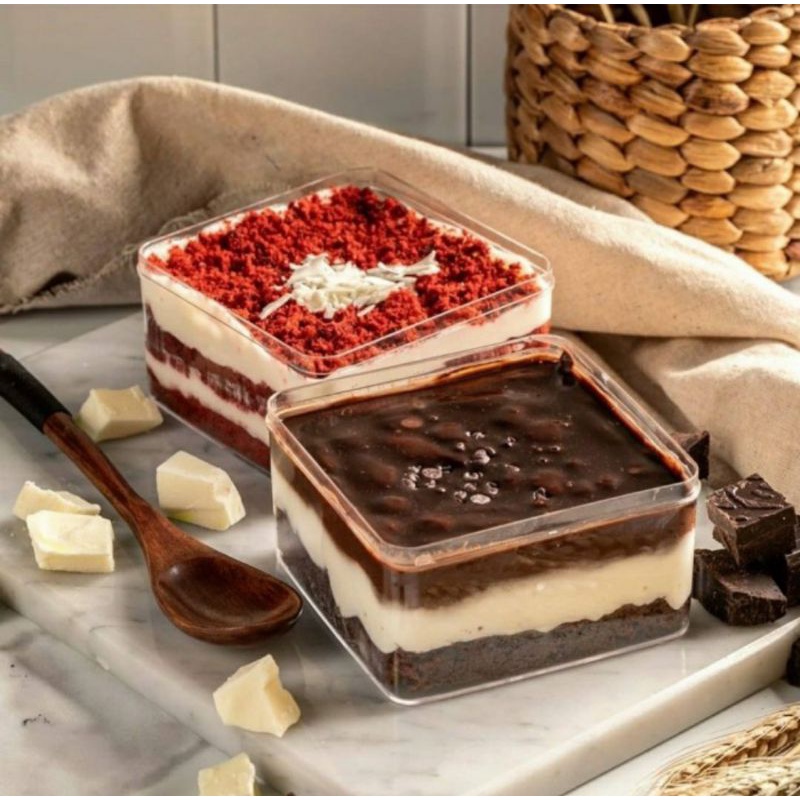 Toples 250Gr Kotak Toples Kue Kering 250Gr Kotak isi 12pcs / 1 lusin Toples Kotak 250gr Toples Makan