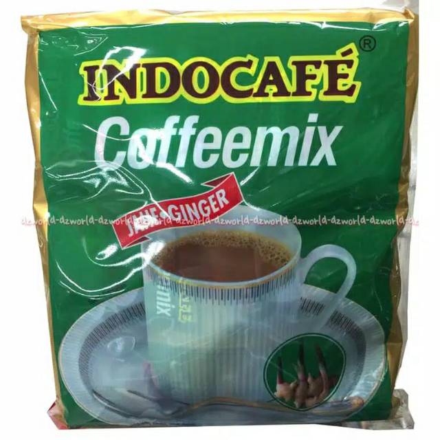 INDOCAFE COFFEEMIX  INDOCAFE ICE COFFEEMIX  ISI 30 PIECE GINSENG JAHE GINGER