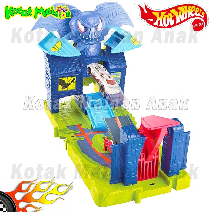 Track Hotwheels City Playset Bat Manor Attack Hot Wheels Ori Mattel