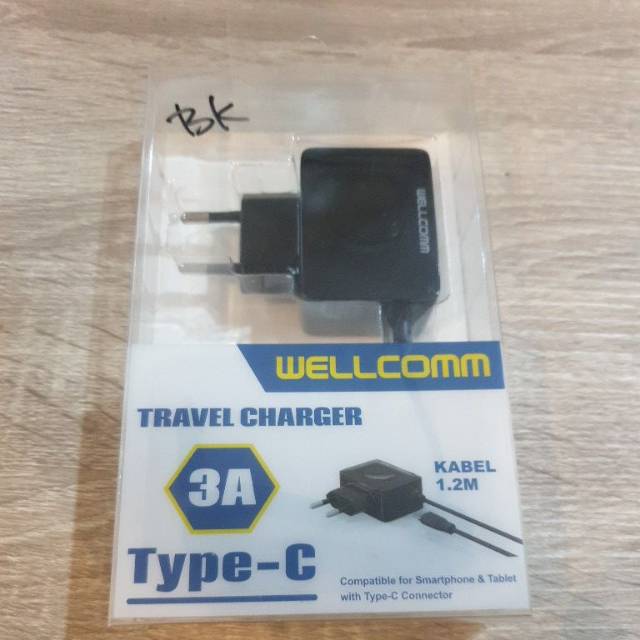 Charger Wellcomm 3A type C