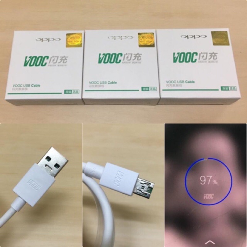 Kabel data cable usb VOOC Oppo fast charging usb original Micro