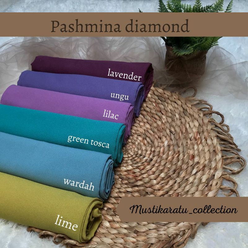 (180cm x 75 cm)JILBAB HIJAB PASHMINA DIAMOND /PASHMINA SABYAN-3