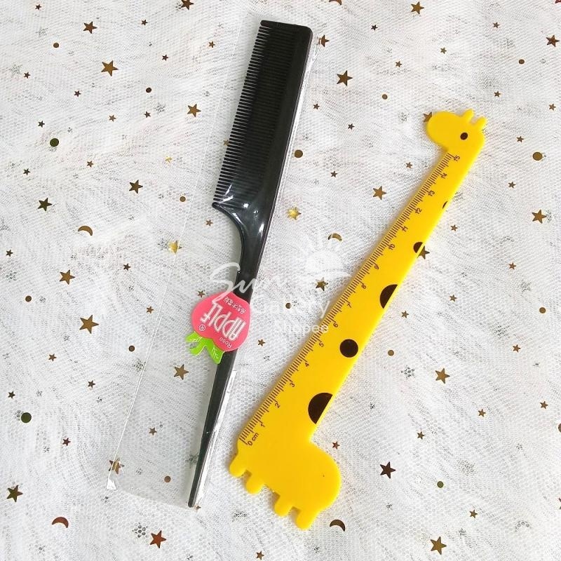 (Sisir Potong Hitam) Sisir Rambut