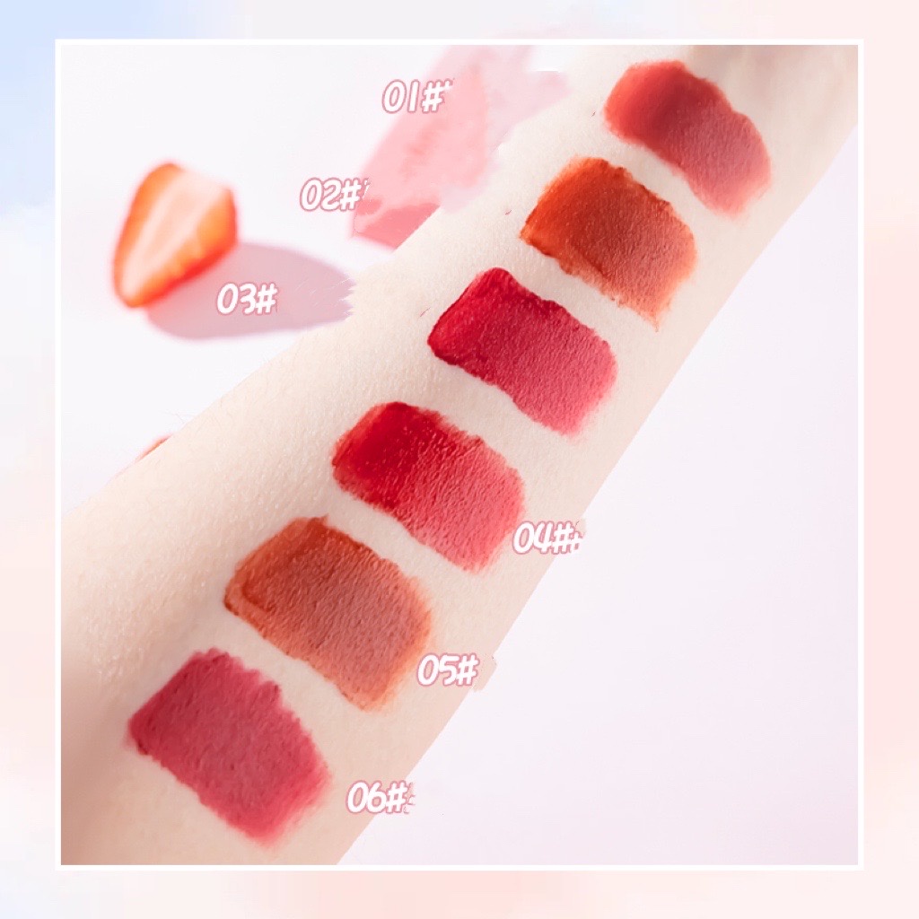 COD!!! Lipstik Cream AMY'S DIARY Velvet-Mist Matte Lip Clay nude Murah