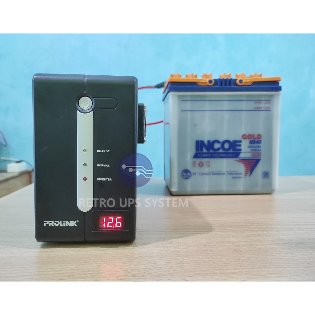 UPS Modifikasi / Modif Prolink PRO850S Modifikasi Aki Luar