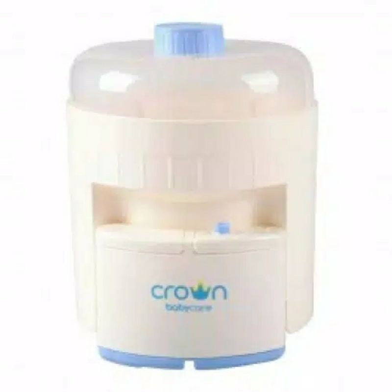 Sterilizer Botol Susu Bayi Uap Crown Untuk 6 Botol Biru ALAT STERIL BOTOL BAYI ALAT UAP