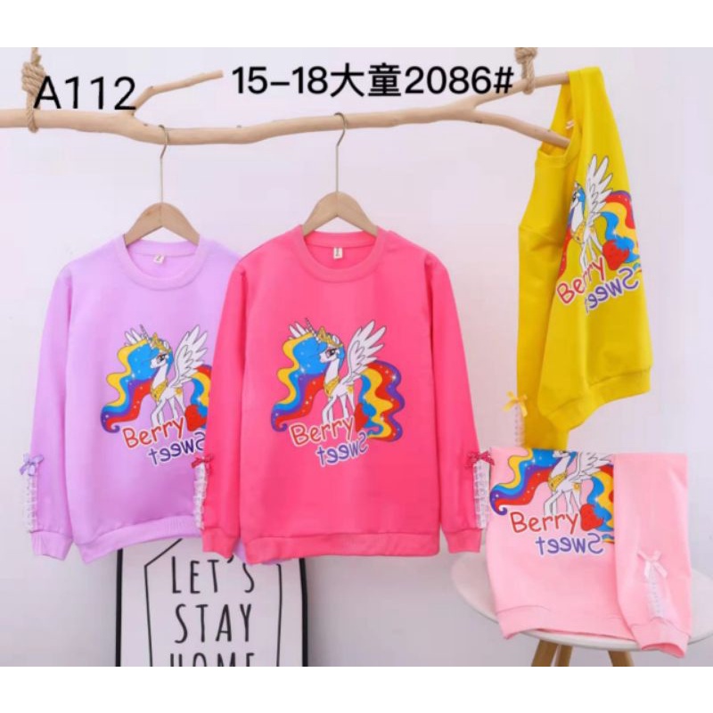 Sweater anak perempuan import 6-12 tahun/sweater anak import