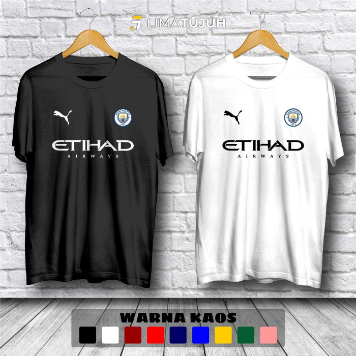 Kaos Jersey Manchester City Etihad Baju Distro