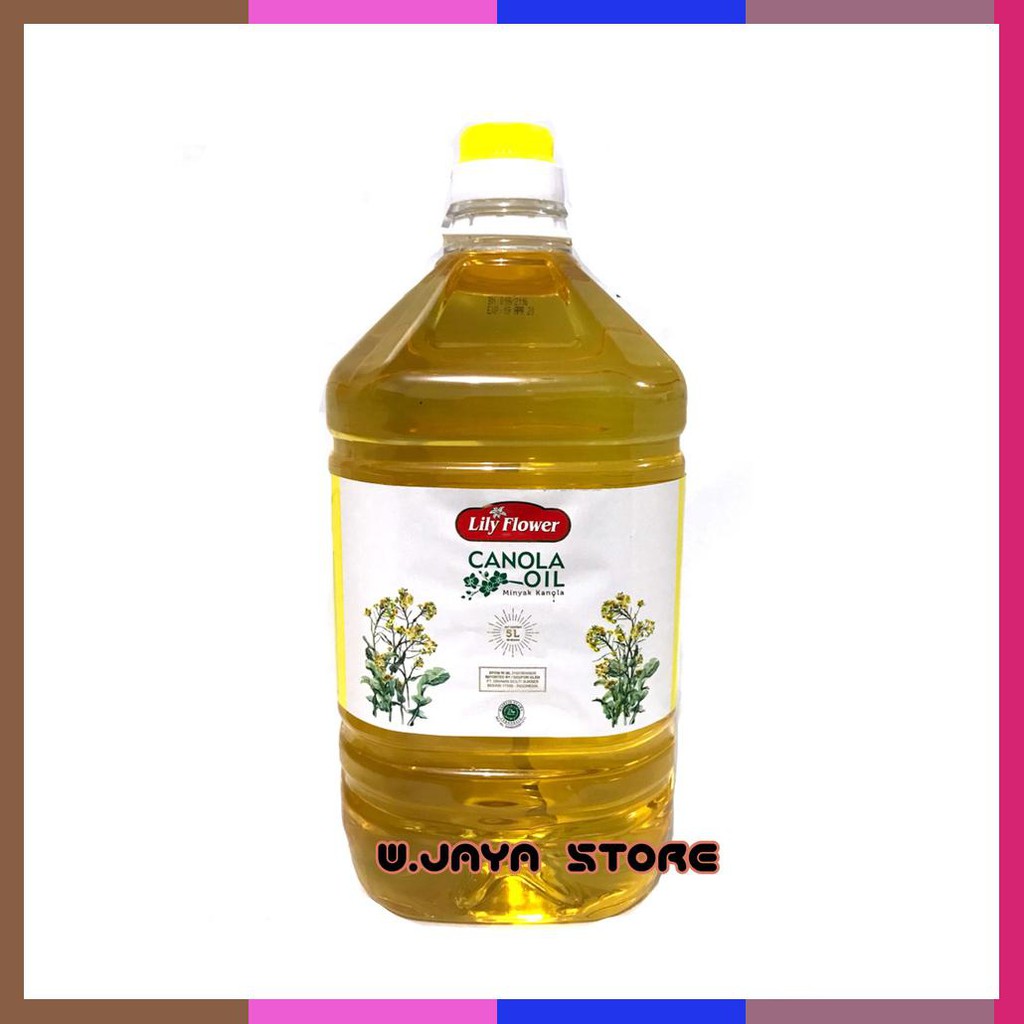 

Canola Oil Lily Flower / Minyak Kanola 5Lt