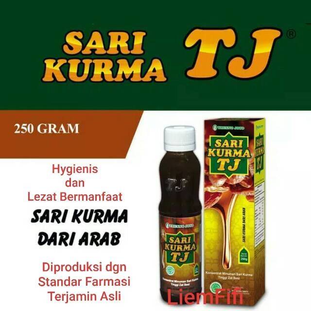 Sari Kurma Lezat Tj Tresno Joyo Halal Bpom 250 Ml Indonesia