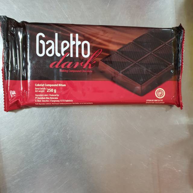 

Galetto Dark Baking Compound Chocolate 250gr