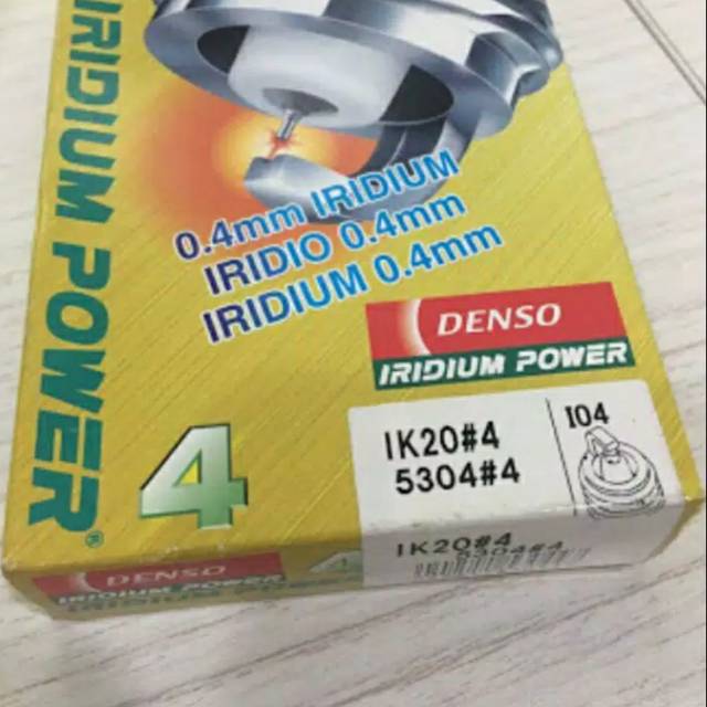 Busi Iridium Honda Mobilio Denso IK20 Original Harga Satuan