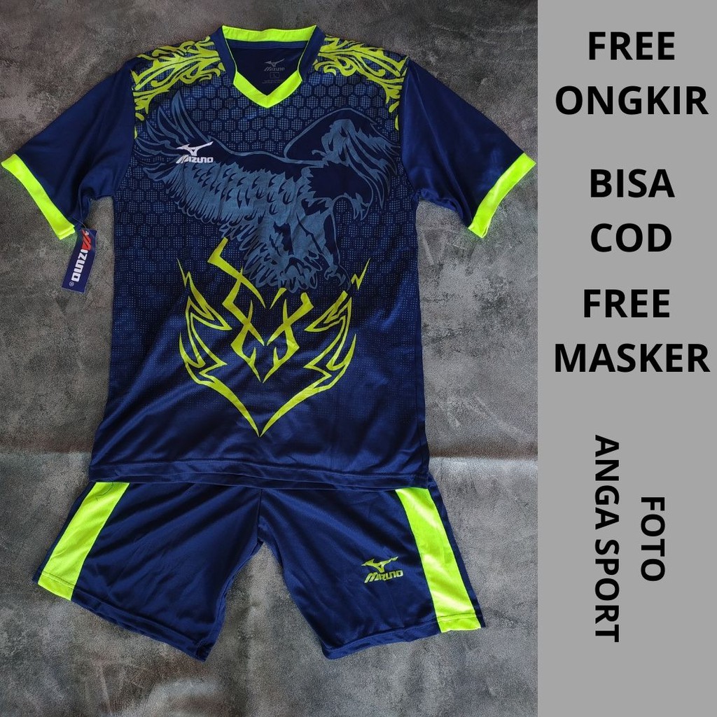 SETELAN SERAGAM JERSEY FUTSAL PRIA KAOS TRAINING OLAHRAGA VOLLY WANITA STELAN BAJU TIM MOTIF GARUDA