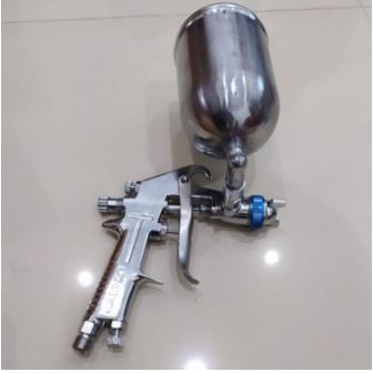 SPRAYGUN sepray gun f75 tabung atas tabung bawah ada juga SPRAY GUN MINI HVLP alat sempro cat tembok besi kayu serbaguna semprot kompresor  F75 g f 75 g s