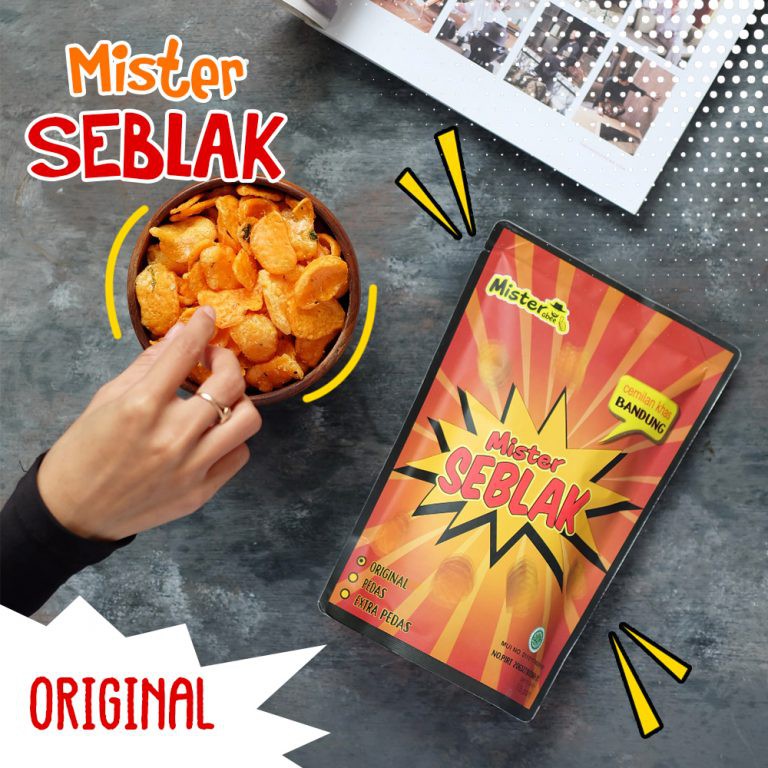 

Mister Seblak- Keripik seblak rasa original