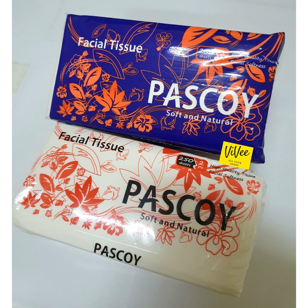 TISU PasCoy 250 sheets Facial tissue !!