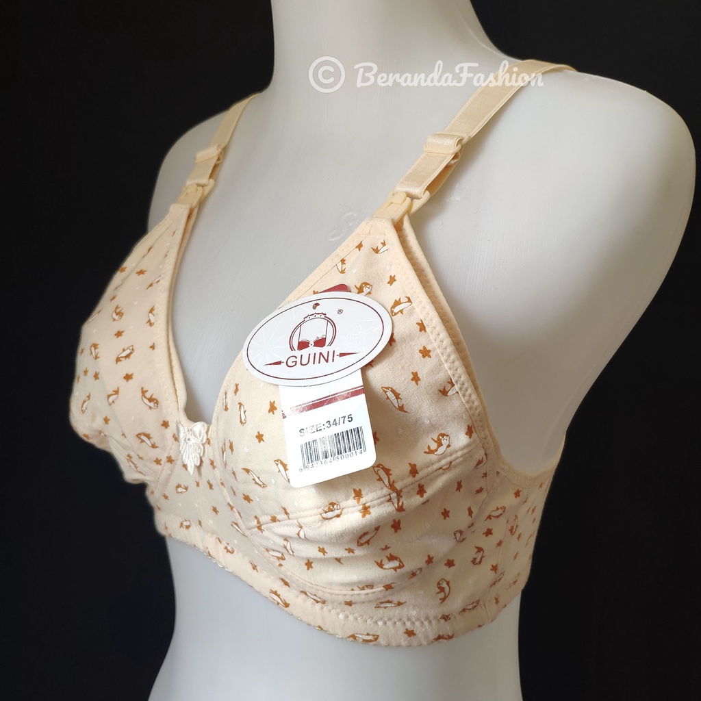 Bra menyusui maternity bra bh tanpa busa cup C size 34-40 Guini 813