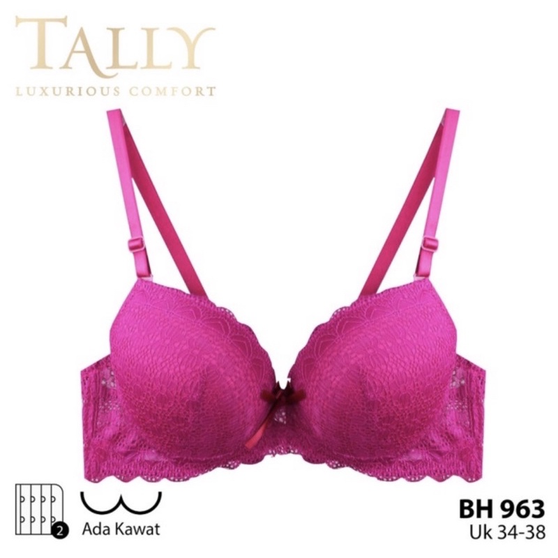 BH | Bra Push Up Bra Brukat TALLY 963 Pakai Kawat dan Busa Tebal