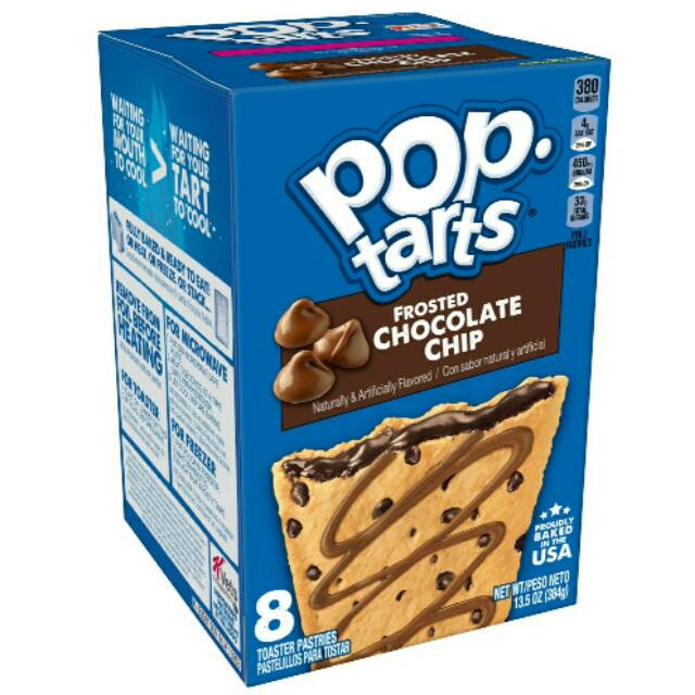 

KELLOG'S POP TARTS FRST CHOCO CHIP 384 GRAM