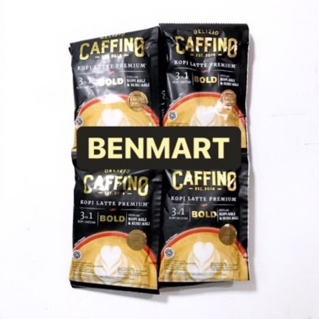 

Delizio Caffino Bold 1 Renceng 10 Sachet - Kopi Latte Premium 3 in 1
