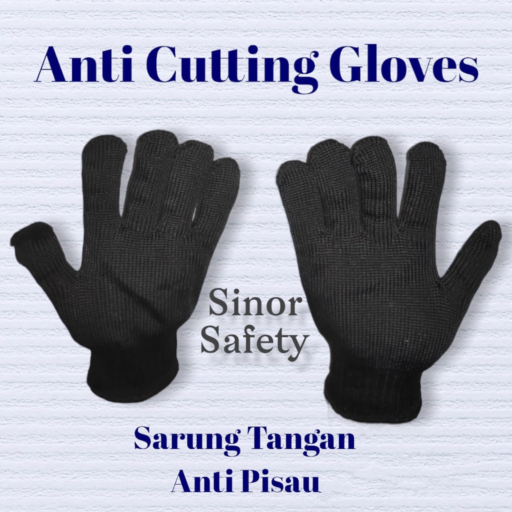 Sarung Tangan Cut Resistant Gloves Anti Gores Pisau dan Benda Tajam