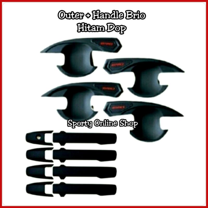 Handle Outer Pintu Brio Hitam Dop