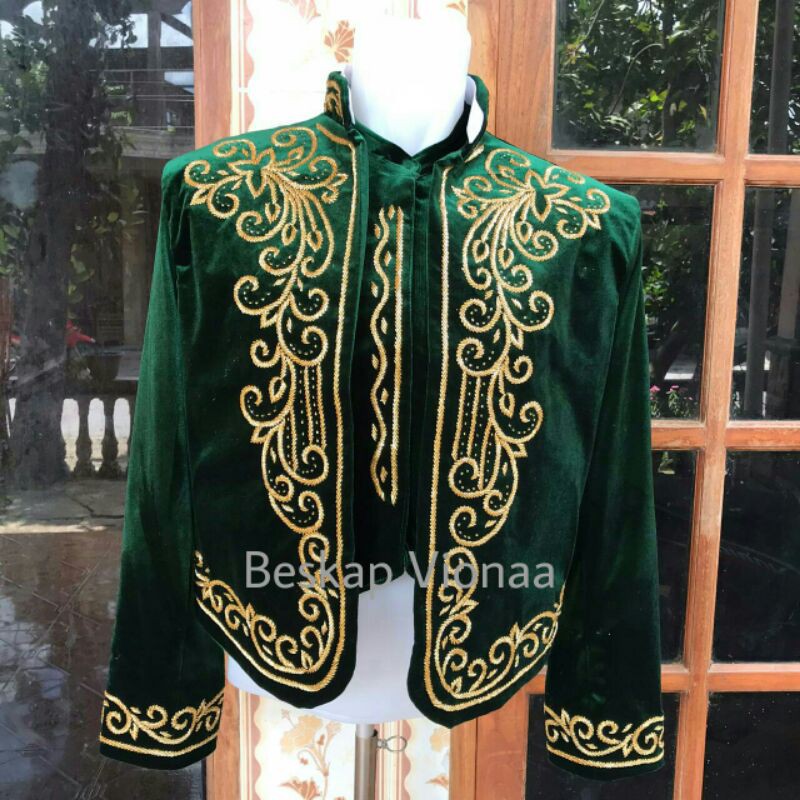 beskap pengantin bludru adat jawa