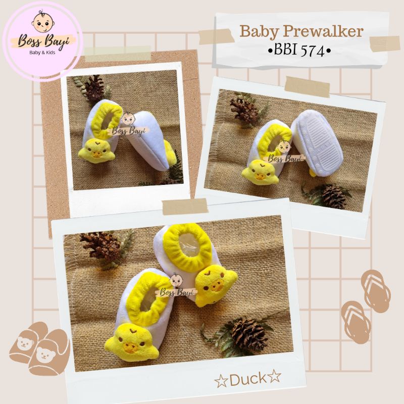 BOSS BAYI - Prewalker Shoes Baby / Sepatu Kain Bayi Motif Boneka Karakter