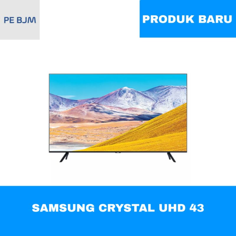 SMART TV LED CRYSTAL SAMSUNG UDH 43 INCH - UA-43TU8000 - GARANSI RESMI