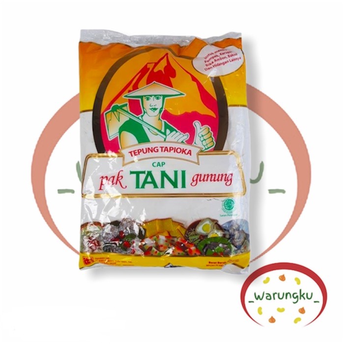 

Ds11D Tepung Tapioka Cap Pak Tani Gunung 500Gr G6B040B