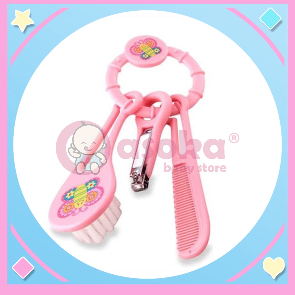 Lusty Bunny Manicure Set Sisir + Gunting Kuku Bayi ASOKA