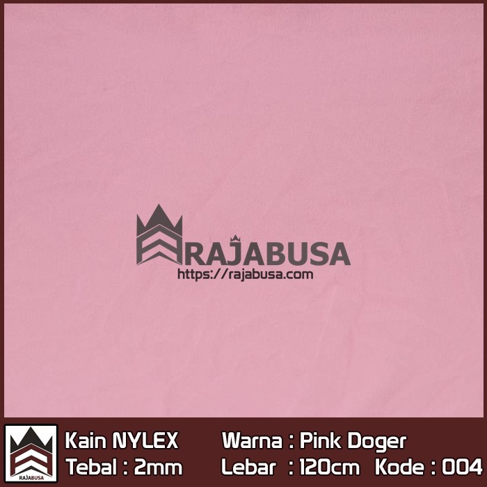 Kain Nylex Pink Muda Doger - Kain Bulu Pendek | Toko Kain Boneka Terlengkap
