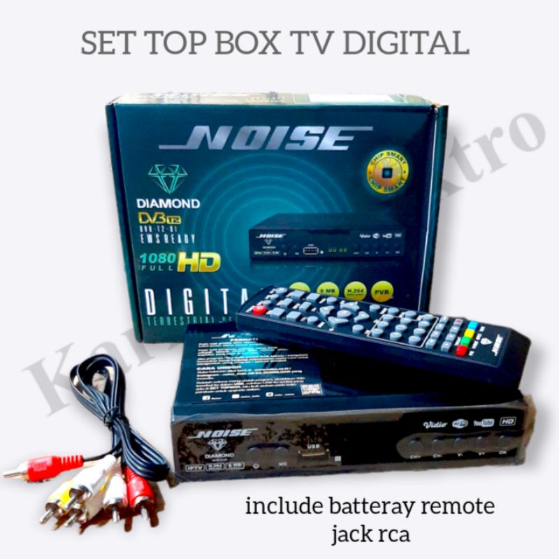 SET TOP BOX TV DIGITAL PENERIMA SIARAN TV DIGITAL T2 NOISE