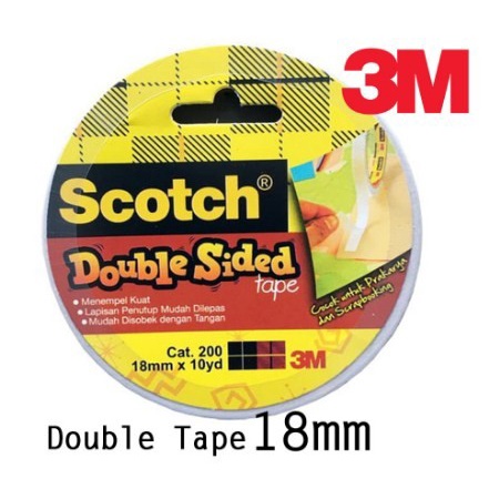 

Buruan 3M Scotch 200M Double Tape 18Mm X 10Yards Trendi