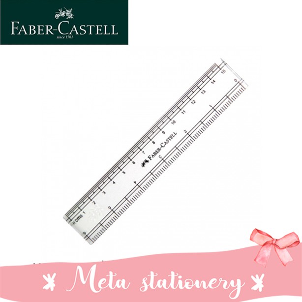 

Penggaris Faber Castell 15cm