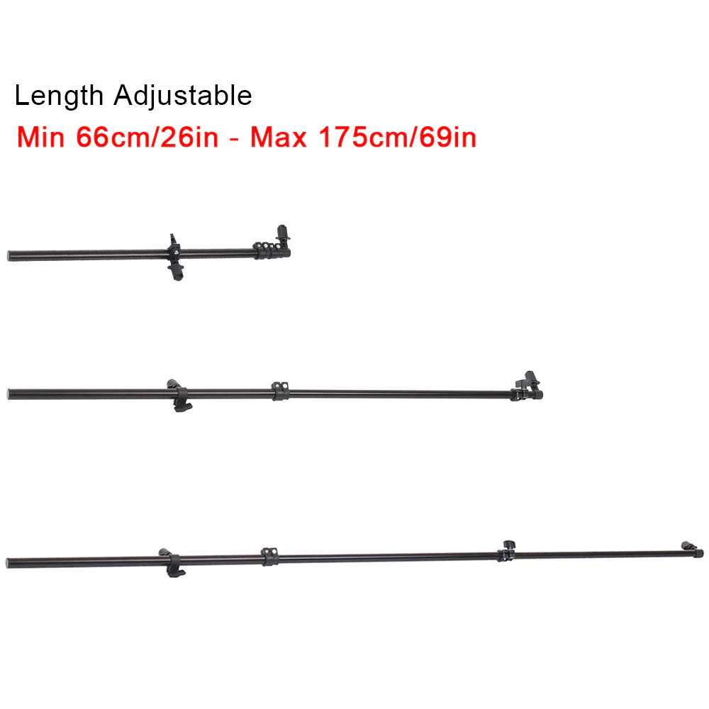 (BISA COD) FTIHSHPSTUDIO Swivel Extension Boom Arm Reflector Diffuser Clamp - CD-60