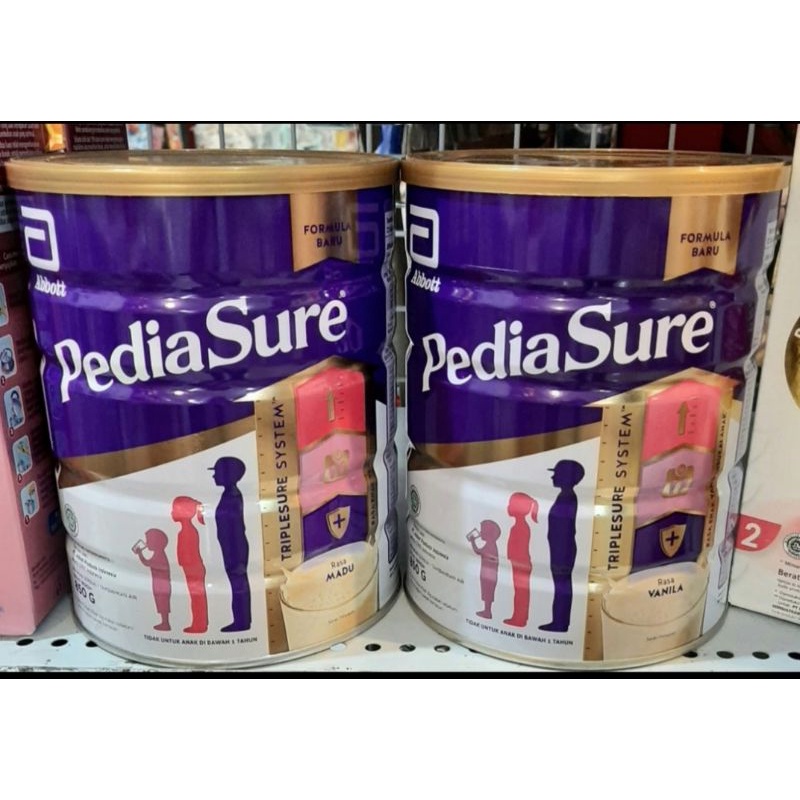 PEDIASURE VANILA,MADU,COKLAT 400gr,850gr