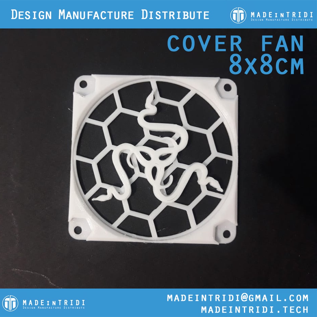 Fan Cover RAZER 3D Logo fan Grill 8 CM 12 CM 14 CM