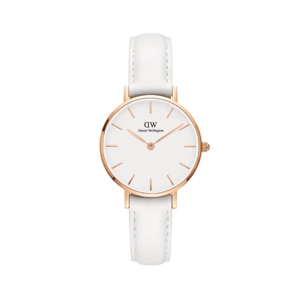 Jam Tangan Wanita Bondi Strap Putih Kulit Ori