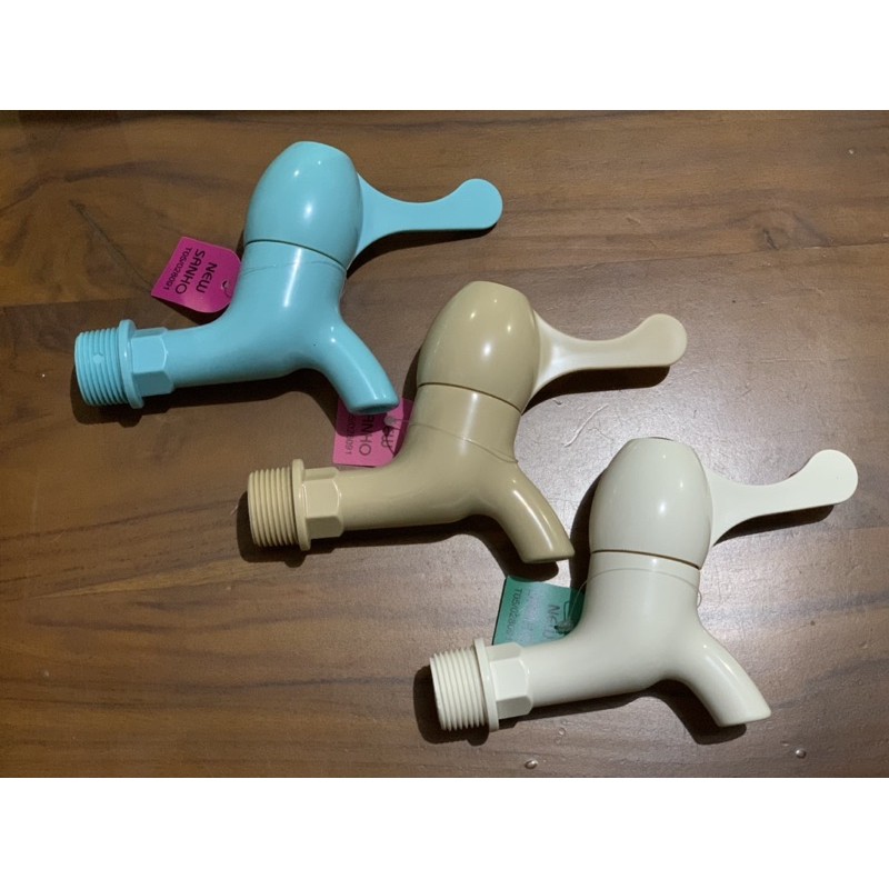 kran plastik pvc new sanho / keran air engkol / plastik tap