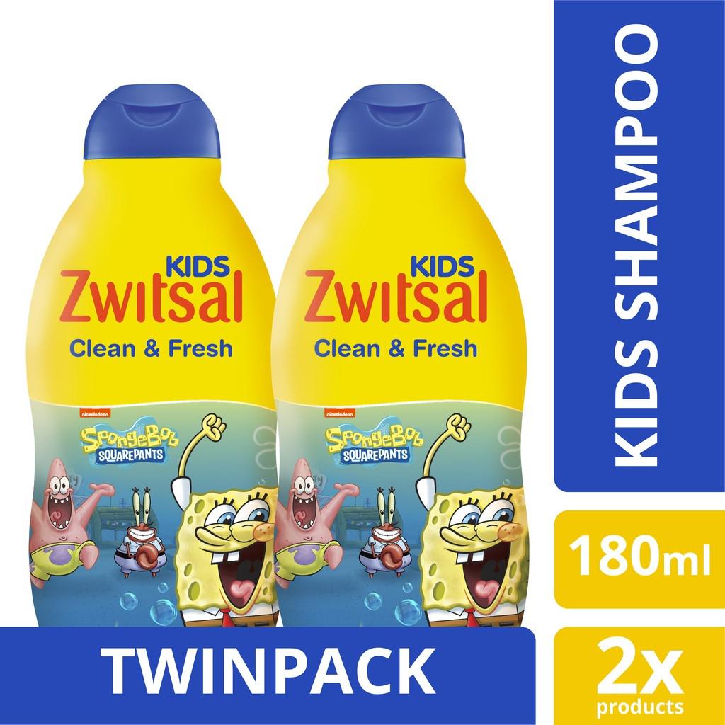 ZWITSAL KIDS SHAMPOO BLUE CLEAN & FRESH 180ml TWINPACK