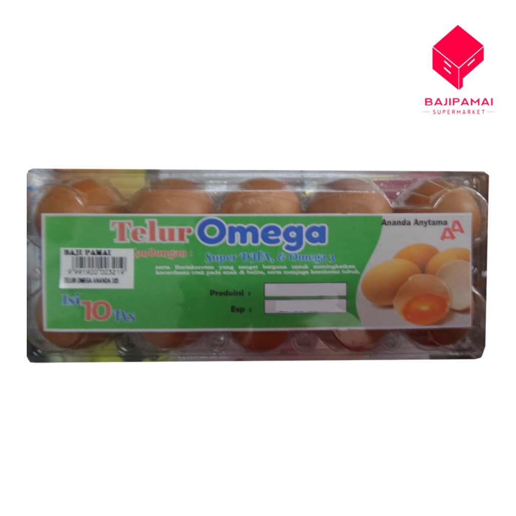 

Telur Omega Ananda Anytama isi 10 Pcs