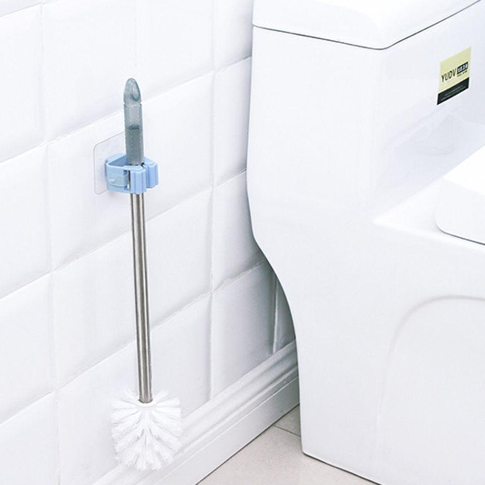 [Elegan] Mop Holder Perekat Kuat Punch Free Rumah Tangga Mulus Laundry Room Organizer Mop Clip