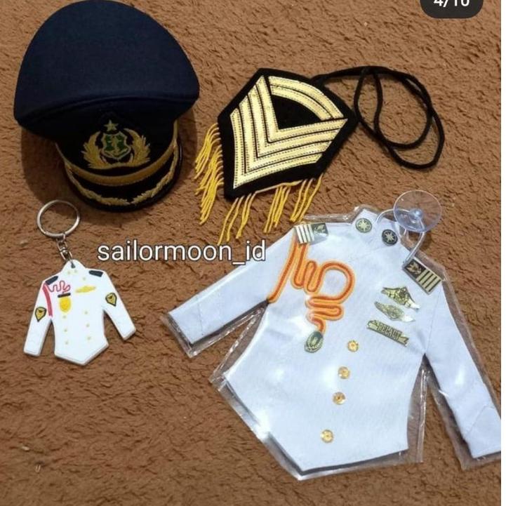 Paling Diminati SEPAKET SOUVENIR PELAUT SOUVENIR PELAYARAN MINIATUR SERAGAM MINIPAD HIASAN MOBIL SOU