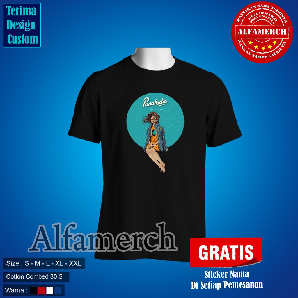 MURAH Baju / KAOS PAYUNG TEDUH PUSAKATA KEREN ALFAMERCH