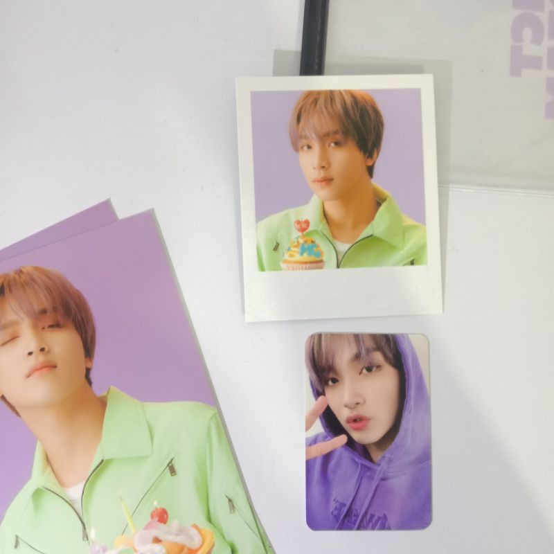 [booked] haechan hoodie ungu photopack sg21