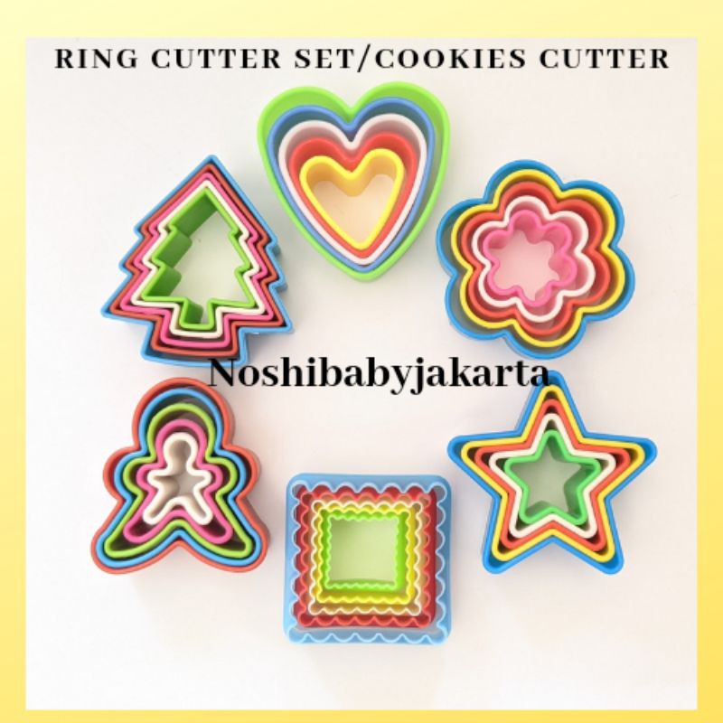 Cetakan &amp; Pemotong kue kering / Ring Cutter Set / pemotong fondant &amp; kue kering