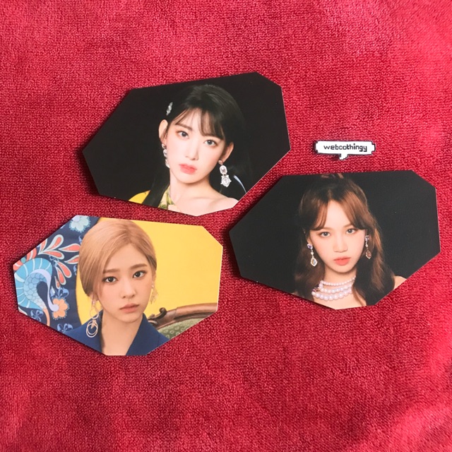 ❲ READY STOCK ❳ IZONE BLOOMIZ PHOTOCARD/POSTCARD POLYGON (I WILL/I WAS/I AM) MINJU SAKURA CHAEWON