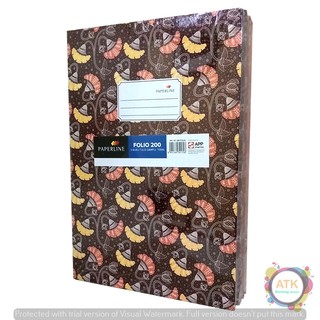 Jual Buku Folio PaperLine 200 Lembar Hard Cover Sampul Tebal | Shopee ...